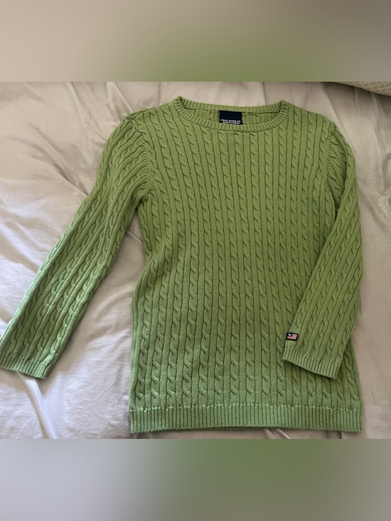 Ralph Lauren Sweaters - Polo Ralph Lauren Women's Cable Knit Crewneck Sweater - Green 100% cotton
